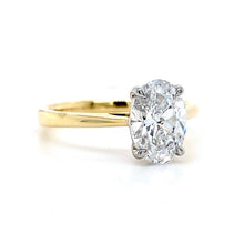 Load image into Gallery viewer, 18ct Yellow Gold &amp; Platinum, 1.50ct D/Vs1 Laboratory Grown Diamond Ring
