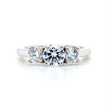 Load image into Gallery viewer, 9ct White Gold, 1.00tcw Laboratory Grown Diamond Trilogy Ring
