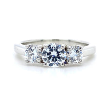 Load image into Gallery viewer, 9ct White Gold, 1.00tcw Laboratory Grown Diamond Trilogy Ring
