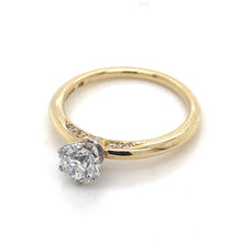 Load image into Gallery viewer, 18ct Yellow Gold, 0.70ct F VS2 Diamond Ring
