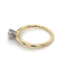 Load image into Gallery viewer, 18ct Yellow Gold, 0.70ct F VS2 Diamond Ring
