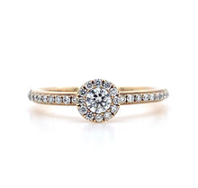 Load image into Gallery viewer, 9ct Yellow Gold, 0.37tcw Diamond Cluster Ring
