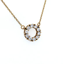 Load image into Gallery viewer, 18ct Yellow Gold, 0.80ct Diamond Loop Pendant
