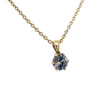 Load image into Gallery viewer, 18ct Yellow Gold, 0.50ct Salt &amp; Pepper Diamond Pendant
