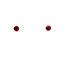 Load image into Gallery viewer, 18ct Yellow Gold, 0.75ct Ruby Earrings
