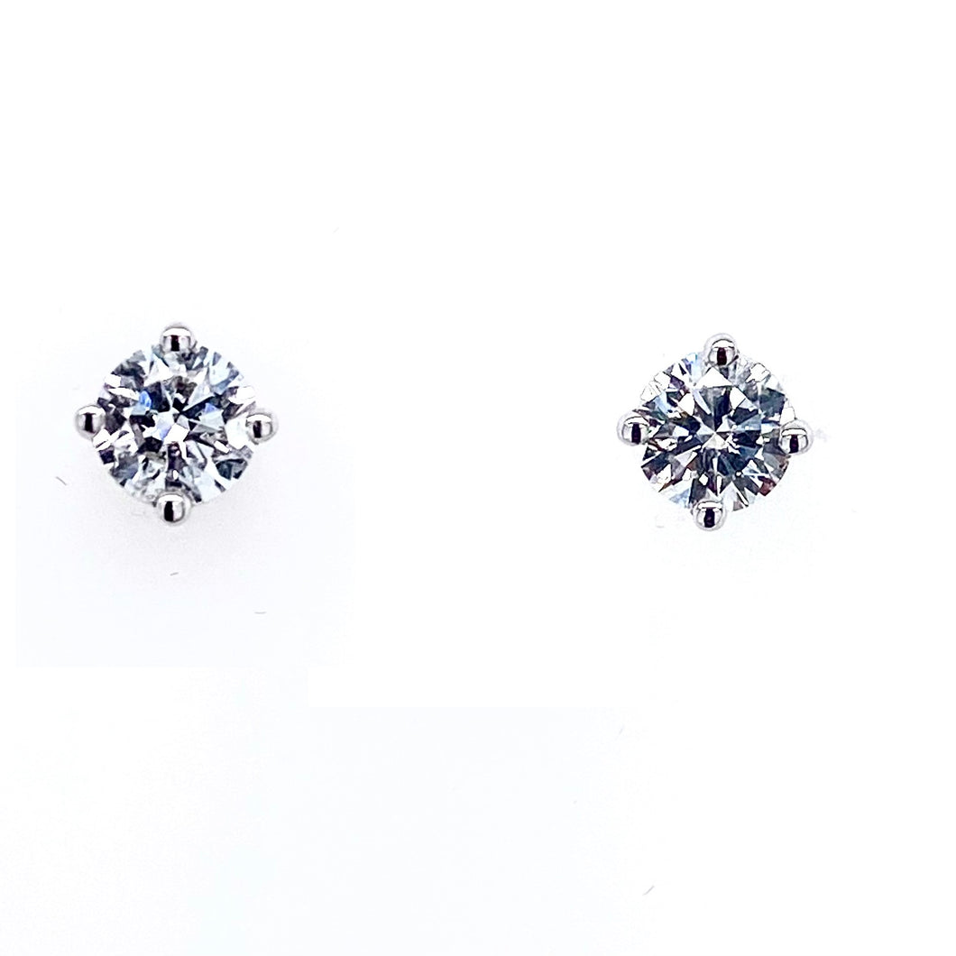 18ct White Gold, 0.33ct Diamond Stud Earrings