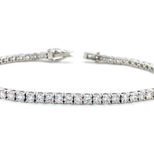 Load image into Gallery viewer, 18ct White Gold, 5.00ct Lab Grown Diamond Tennis Bracelet
