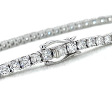 Load image into Gallery viewer, 18ct White Gold, 5.00ct Lab Grown Diamond Tennis Bracelet
