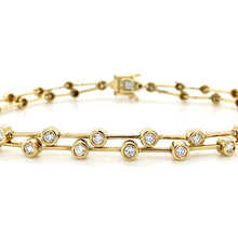 Load image into Gallery viewer, 18ct Yellow Gold, 0.94ct Diamond Bracelet
