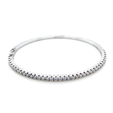 Load image into Gallery viewer, 18ct White Gold, 1.64ct Diamond Hinged Bangle
