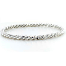 Load image into Gallery viewer, Sterling Silver, Twisted Bangle
