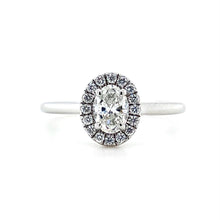 Load image into Gallery viewer, Platinum, 0.50ct Diamond Cluster Ring
