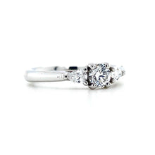 Load image into Gallery viewer, Platinum, 0.30ct Diamond Trilogy Ring
