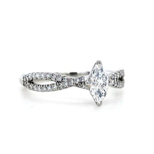 Load image into Gallery viewer, Platinum, 0.30ct Marquise Diamond Ring
