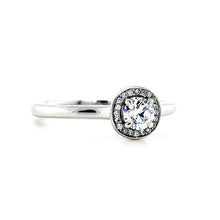 Load image into Gallery viewer, Platinum, 0.25ct Diamond Cluster Ring
