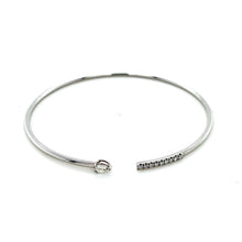 Load image into Gallery viewer, 18ct White Gold, 0.22ct Diamond Bangle
