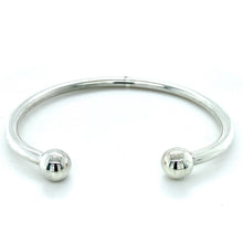 Load image into Gallery viewer, Sterling Silver, Solid Torque Bangle
