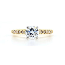 Load image into Gallery viewer, 18ct Yellow Gold &amp; Platinum, 0.70ct D VS1 Diamond Ring
