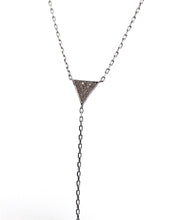 Load image into Gallery viewer, 18ct White Gold Diamond Lariat Necklace
