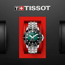 Load image into Gallery viewer, Seastar 1000 Powermatic 80, Green Dial &amp; Stainless Steel Bracelet
