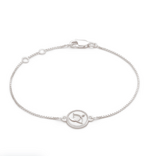 Load image into Gallery viewer, Zodiac Mini Art Coin Bracelet,  Silver
